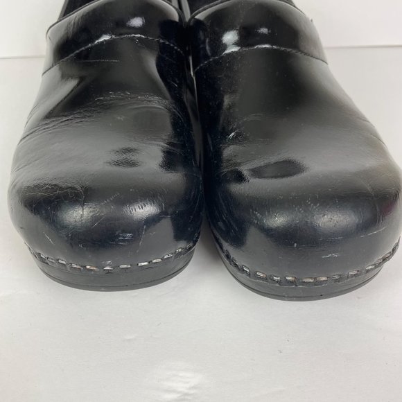 Sanita Woman's EU 42 US 11Black Patent Leather Professional Clog‎ Comfortable - Picture 3 of 10